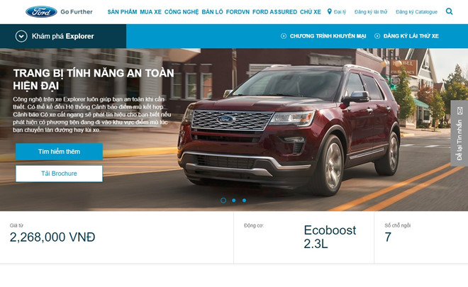 Ford Explorer bất ngờ tăng giá 75 triệu sau Tết
