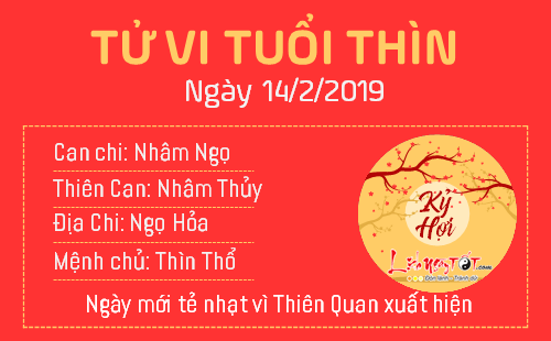 Tử vi Thứ 5 ngày 14/2/2019 của 12 con giáp: Ngọ có khoản tiền bất ngờ, Tý đi đâu cũng stress Tử vi Thứ 5 ngày 14/2/2019 của 12 con giáp: Ngọ có khoản tiền bất ngờ, Tý đi đâu cũng stress