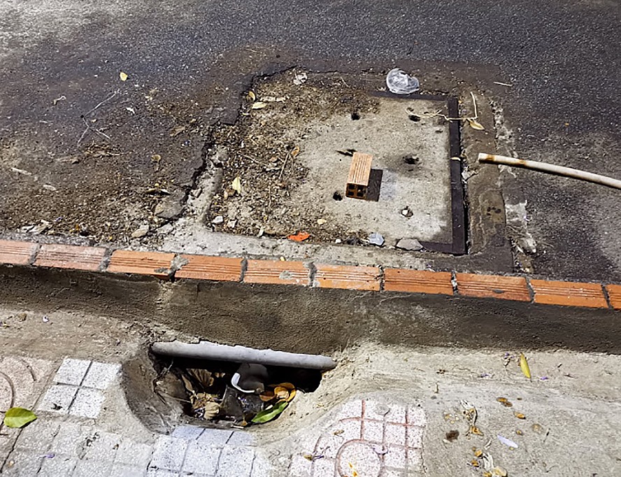 Công viên Tao Đàn sau Tết xập xệ và bốc mùi hôi hám