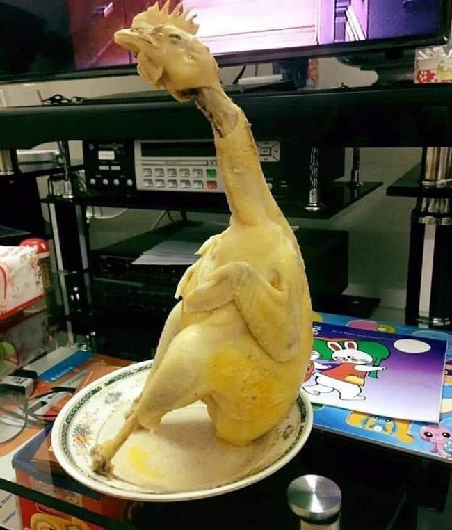 Những tư thế luộc gà độc nhất vô nhị Tết 2019