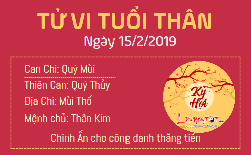 Tử vi thứ 6 ngày 15/2/2019 của 12 con giáp: Mão được Thực Thần che chở, Tý nóng giận mất khôn