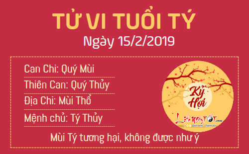 Tử vi thứ 6 ngày 15/2/2019 của 12 con giáp: Mão được Thực Thần che chở, Tý nóng giận mất khôn