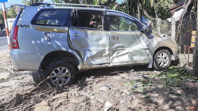 27 hành khách thoát chết khi ô tô khách mất phanh trên Quốc lộ 1