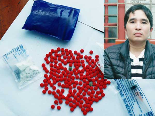Bắt đối tượng tàng trữ 200 viên ma túy và 3,9941 gam heroin