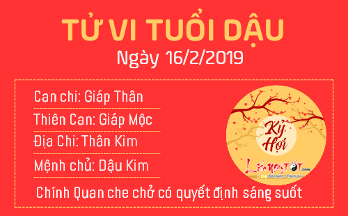 Tử vi Thứ 7 ngày 16/2/2019 của 12 con giáp: Tuất có tin vui về tiền bạc, Ngọ bị Thương Quan gây hại Tử vi Thứ 7 ngày 16/2/2019 của 12 con giáp: Tuất có tin vui về tiền bạc, Ngọ bị Thương Quan gây hại