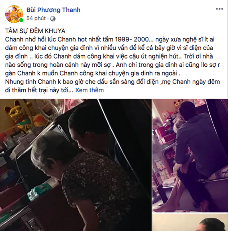 Phương Thanh kể chuyện em trai nghiện hút và lý do đặt tên con gái là Bùi Hà Nghi Phương