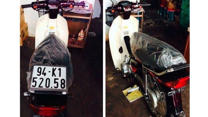 Xôn xao xe máy cũ còn zin giá trăm triệu đồng