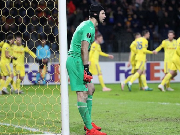 Petr Cech: Thi đấu thêm vài tiếng nữa Arsenal cũng không thể ghi bàn vào lưới BATE