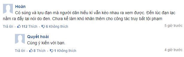 Nhiều người điếc không sợ súng kéo nhau xem kẻ ôm lựu đạn cố thủ