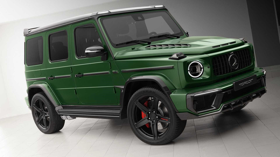 Mercedes-Benz G-Class Inferno xanh bộ đội, tăng khí động học