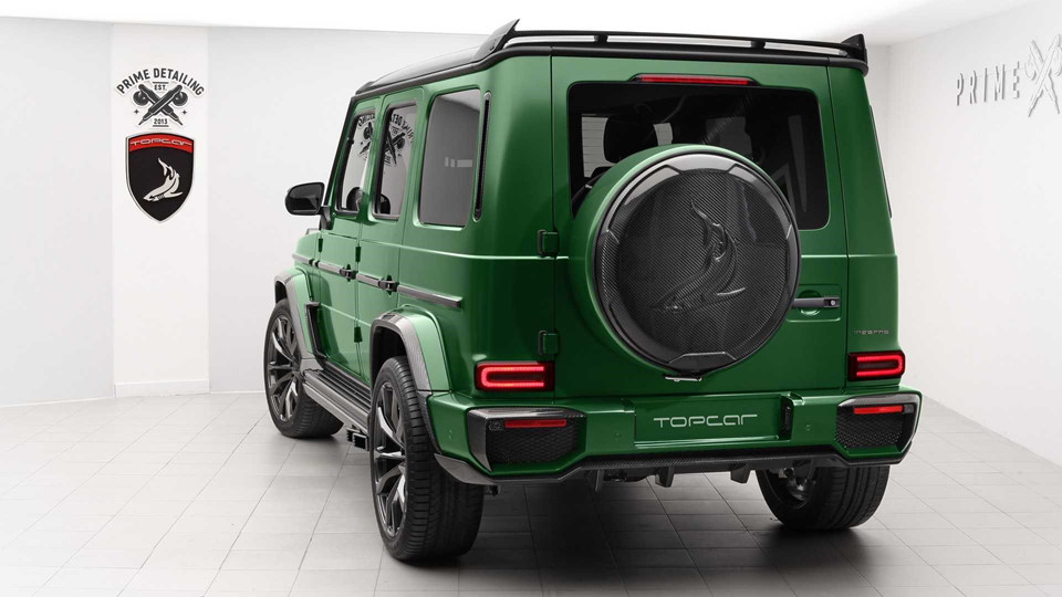 Mercedes-Benz G-Class Inferno xanh bộ đội, tăng khí động học