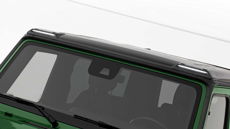 Mercedes-Benz G-Class Inferno xanh bộ đội, tăng khí động học
