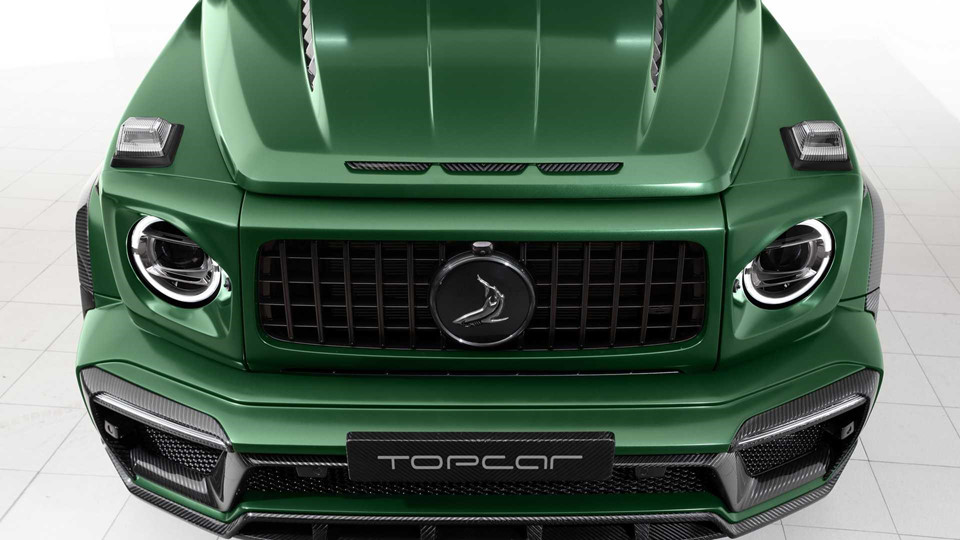 Mercedes-Benz G-Class Inferno xanh bộ đội, tăng khí động học