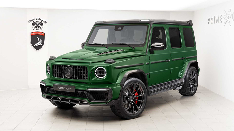 Mercedes-Benz G-Class Inferno xanh bộ đội, tăng khí động học