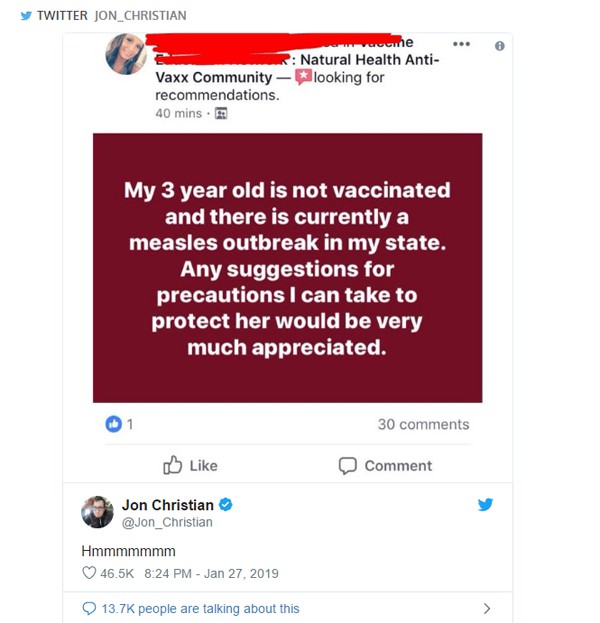 Anti vaccine: Khi có những đứa trẻ chết vì dịch bệnh thì người đau đớn hối hận là cha mẹ còn nhóm truyền bá thì lặn mất tăm