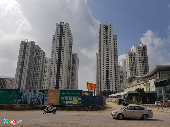 Chung cư An Bình City ngập nước vì vỡ đường ống cứu hỏa