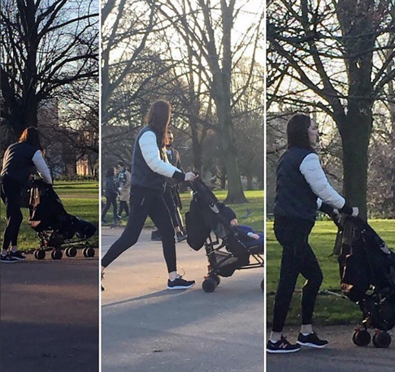 Rũ bỏ những bộ trang phục hoàng tộc, Công nương Kate gây sốt khi xuất hiện cực giản dị như bao bà mẹ bỉm sữa khác tất bật với con út