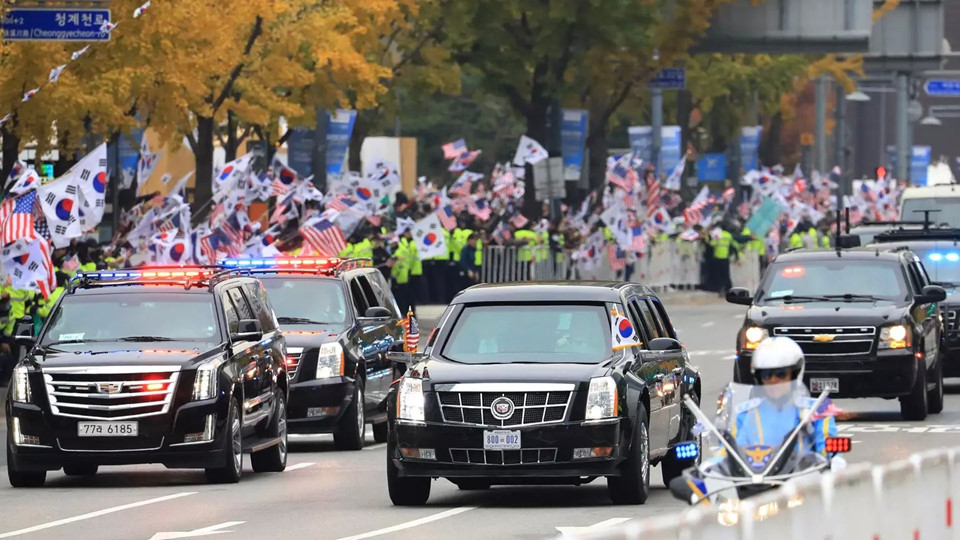 'Quái thú 2.0' và những phương tiện mới trong dàn xe bảo vệ TT Trump - 1 'Quái thú 2.0' và những phương tiện mới trong dàn xe bảo vệ TT Trump - 1