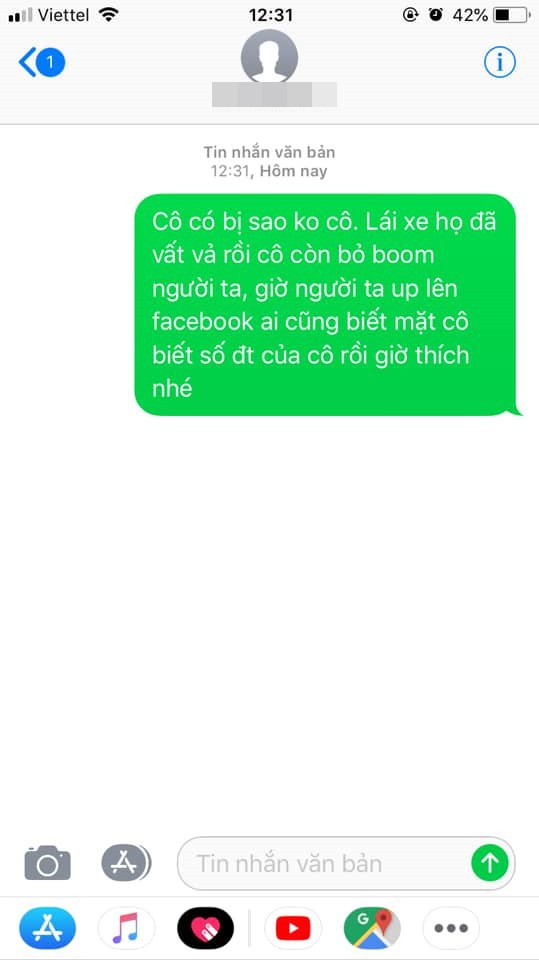 Ngang ngược bom xe với lý do khó chấp nhận, nữ khách hàng bị cư dân mạng khủng bố bằng tin nhắn Ngang ngược bom xe với lý do khó chấp nhận, nữ khách hàng bị cư dân mạng khủng bố bằng tin nhắn