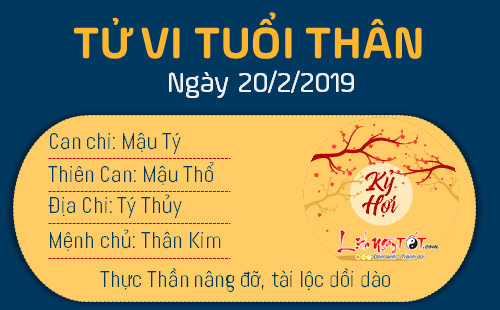 Tử vi thứ 4 ngày 20/2/2019 của 12 con giáp: Hợi gặp quý nhân, Dậu la cà, mất tập trung Tử vi thứ 4 ngày 20/2/2019 của 12 con giáp: Hợi gặp quý nhân, Dậu la cà, mất tập trung