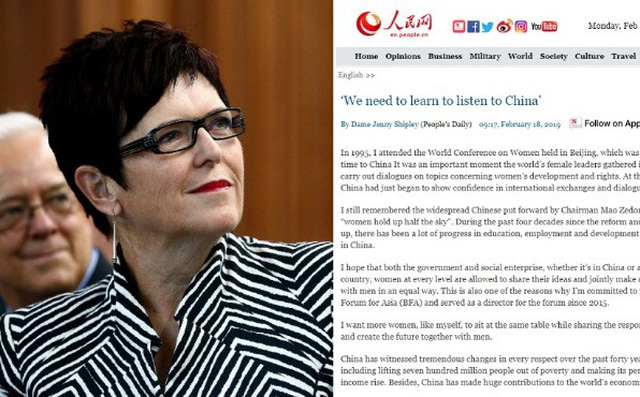 Cựu Thủ tướng New Zealand bị chỉ trích dữ dội vì cáo buộc ca ngợi Trung Quốc