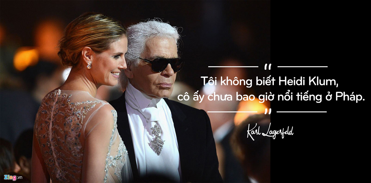 Karl Lagerfeld từng khẳng định: Với thời trang, tôi là kẻ cuồng dâm