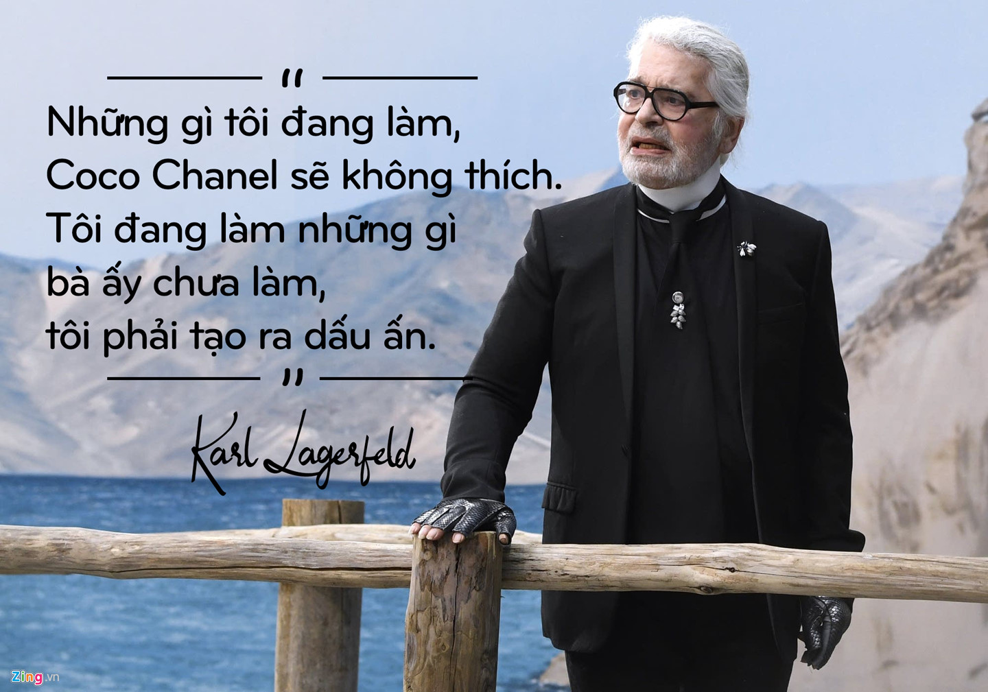 Karl Lagerfeld từng khẳng định: Với thời trang, tôi là kẻ cuồng dâm