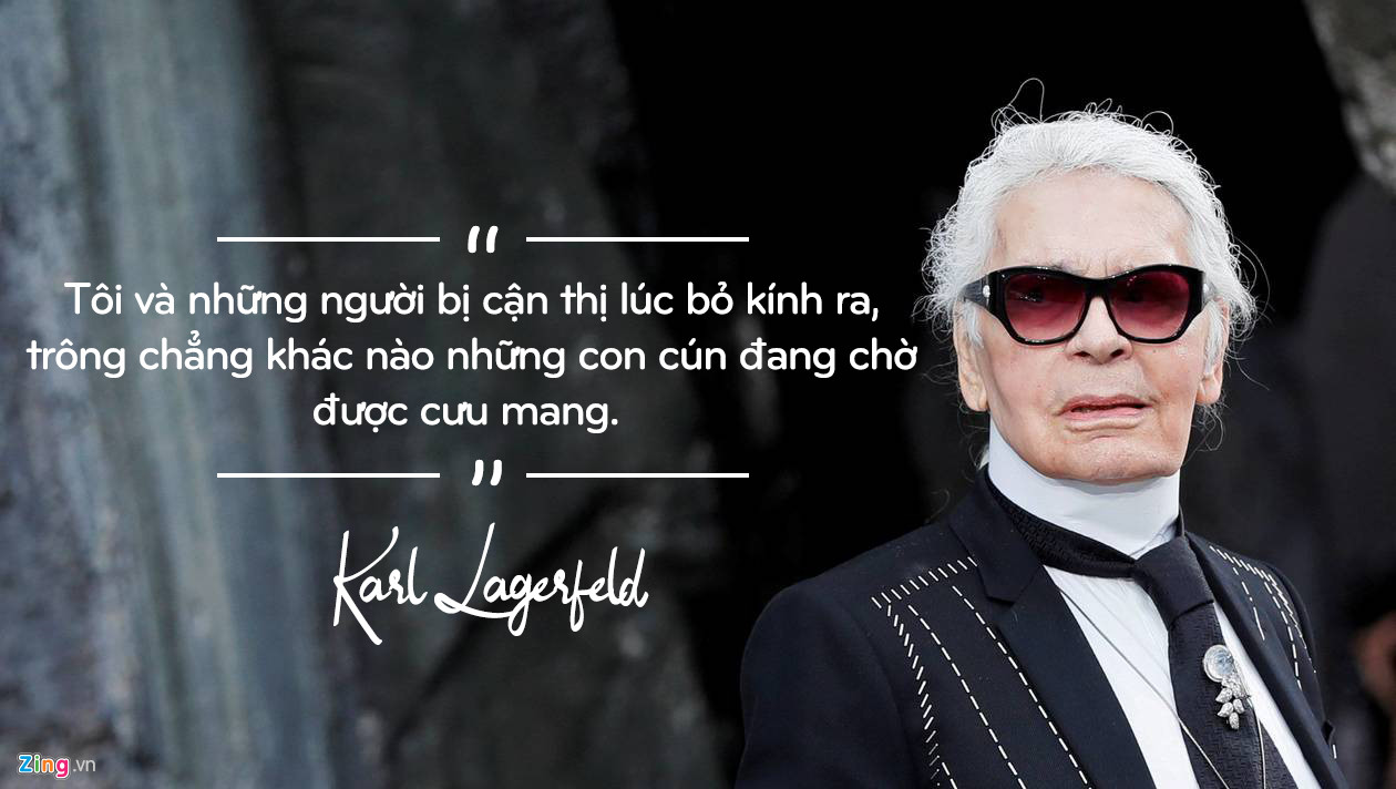 Karl Lagerfeld từng khẳng định: Với thời trang, tôi là kẻ cuồng dâm