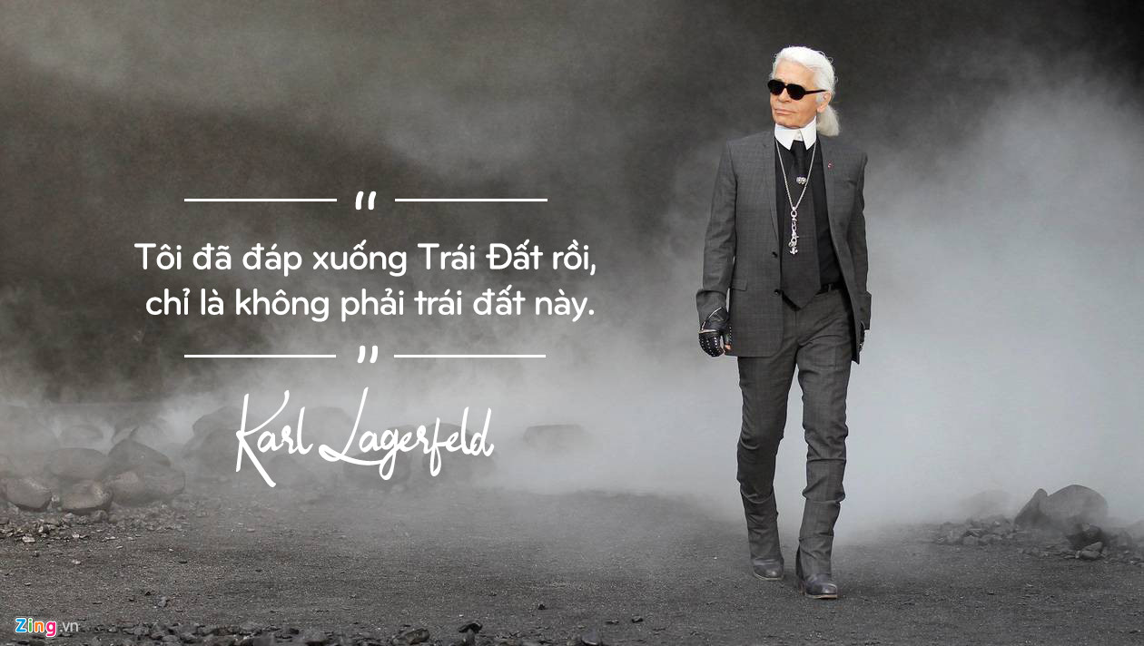 Karl Lagerfeld từng khẳng định: Với thời trang, tôi là kẻ cuồng dâm