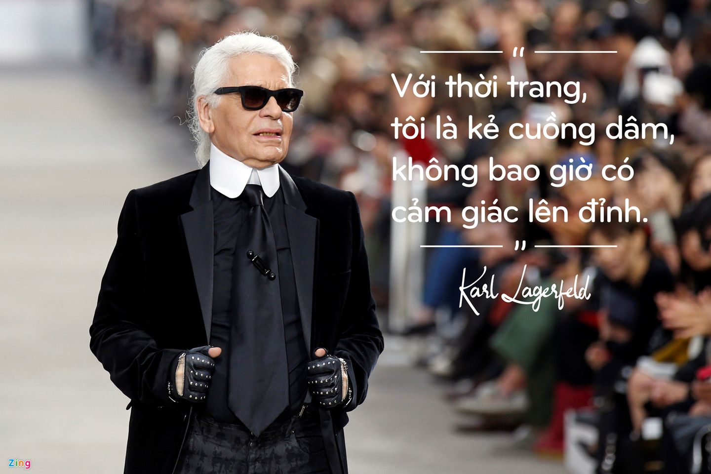 Karl Lagerfeld từng khẳng định: Với thời trang, tôi là kẻ cuồng dâm