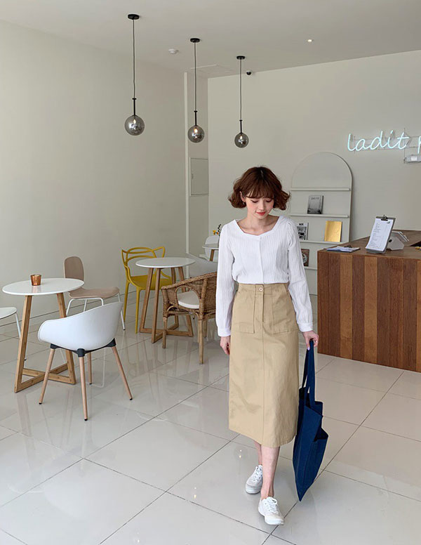 Chuyên nghiệp như chân váy bút chì nhưng không hề kén dáng, chân váy suông chính là item nàng công sở nên sắm ngay Chuyên nghiệp như chân váy bút chì nhưng không hề kén dáng, chân váy suông chính là item nàng công sở nên sắm ngay