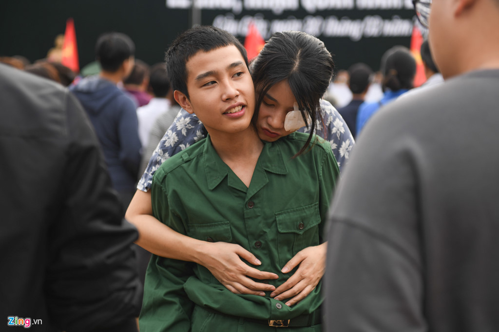 Những cung bậc cảm xúc ngày tân binh thủ đô lên đường nhập ngũ