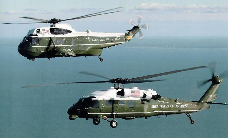 Marine One - siêu trực thăng chống tên lửa của TT Trump tới VN