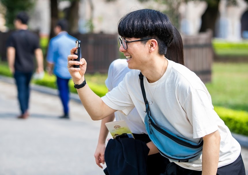 Ngỡ ngàng vườn hướng dương nở rộ giữa lòng Thủ đô