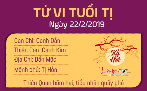 Tử vi thứ 6 ngày 22/2/2019 của 12 con giáp: Sửu phất như diều, Tị bị thị phi bủa vây