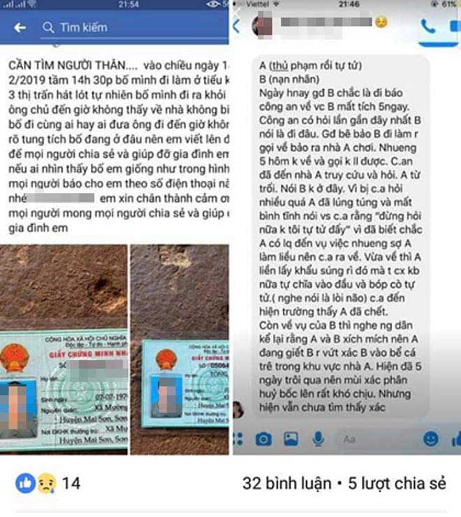 Phát hiện xác người trong bể cá, chủ nhà tự sát bằng súng