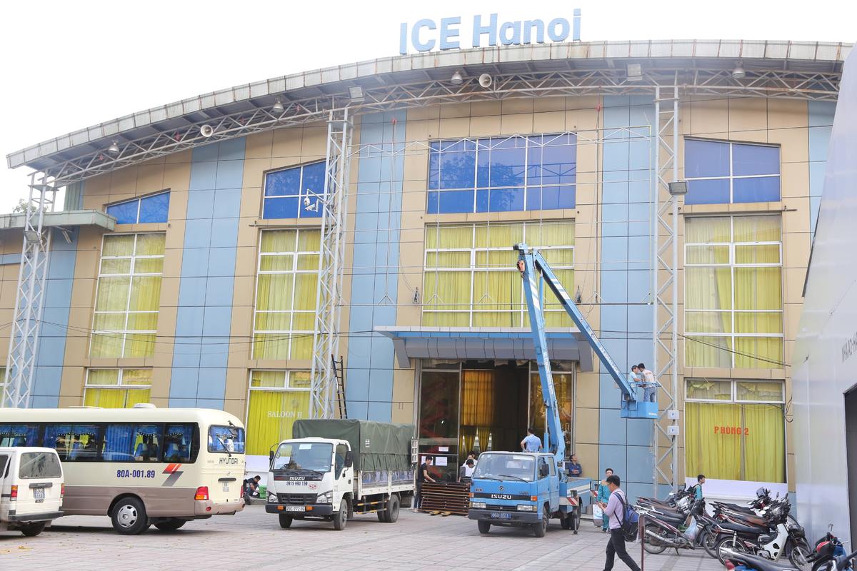 Trung tâm báo chí quốc tế gấp rút hoàn thiện trước Hội nghị Mỹ - Triều