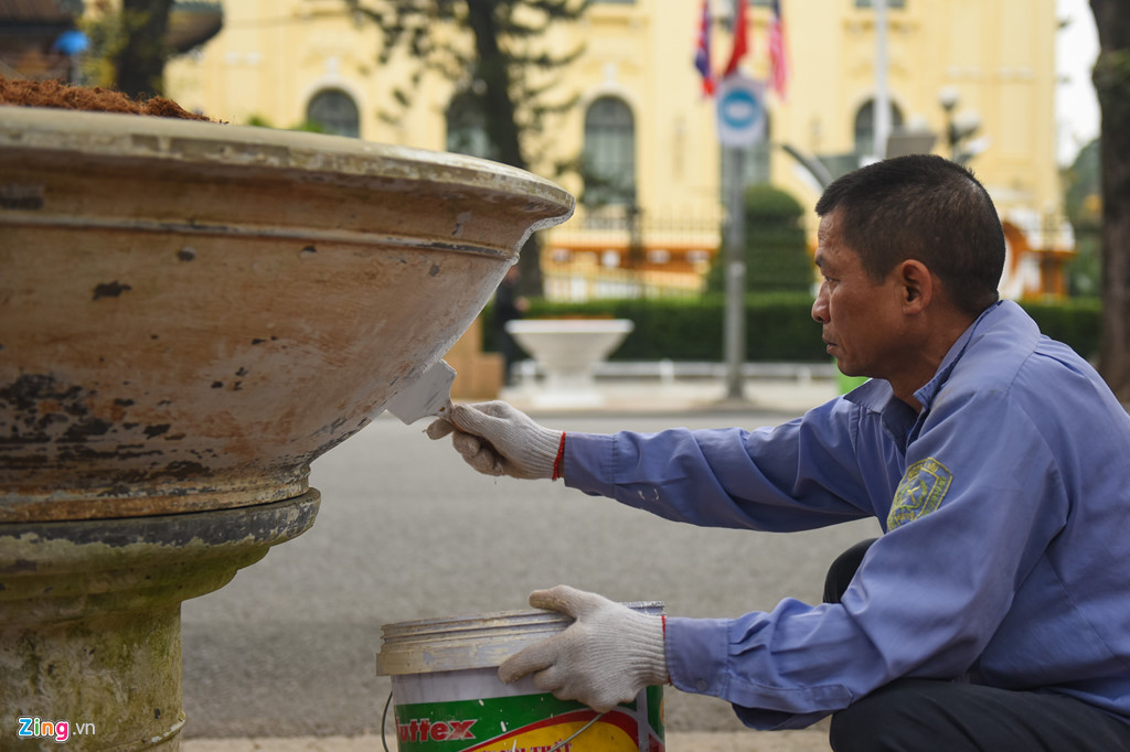 Hoa từ Đà Lạt về trang trí Hà Nội đón hội nghị thượng đỉnh Mỹ - Triều