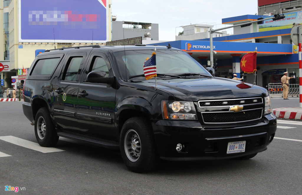 Những phương tiện từng phục vụ ông Trump tại Việt Nam