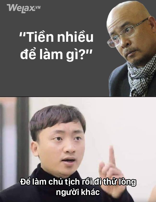 Cả facebook đang thi nhau hỏi nhưng có ai giải mã được tiền nhiều để làm gì không?