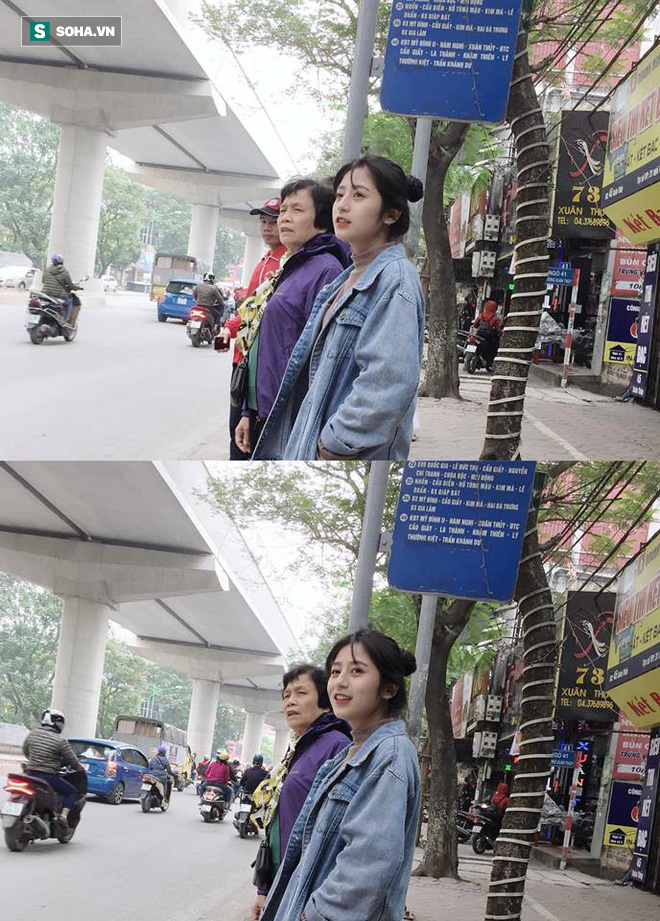 Đứng chờ xe buýt bên đường, cô gái khiến dân mạng nỗ lực truy tìm danh tính vì quá xinh