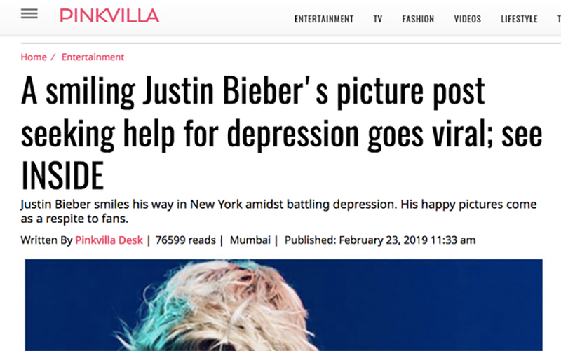 Khi tình cũ khiến cả thế giới xôn xao vì tin hẹn hò Zac, hình ảnh Justin Bieber cười tươi rói cũng đang gây bão mạng