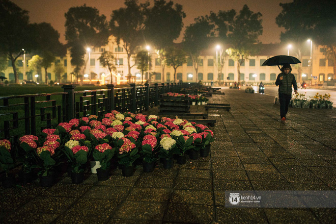 Công nhân Hà Nội làm việc xuyên đêm trước hội nghị thượng đỉnh giữa Tổng thống Donald Trump và nhà lãnh đạo Kim Jong-un