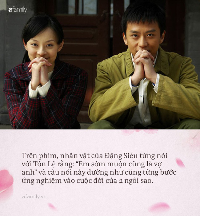 Đặng Siêu và Tôn Lệ: 2 đường thẳng song song nhờ câu thoại trong phim vận vào người mà thành cuộc hôn nhân cổ tích của Cbiz