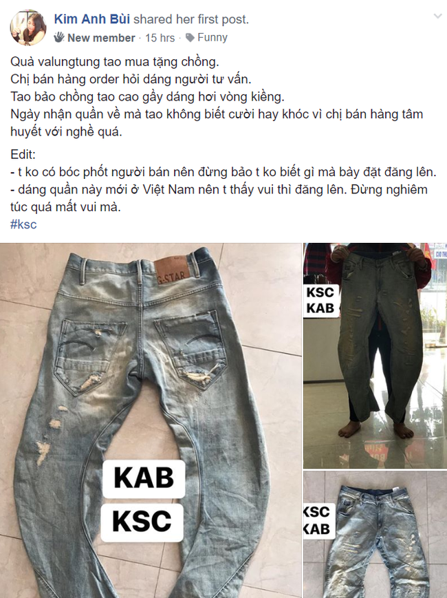 Lỡ miệng miêu tả chồng chân vòng kiềng với chủ shop, cô gái ngã ngửa khi nhận đồ về tay Lỡ miệng miêu tả chồng chân vòng kiềng với chủ shop, cô gái ngã ngửa khi nhận đồ về tay