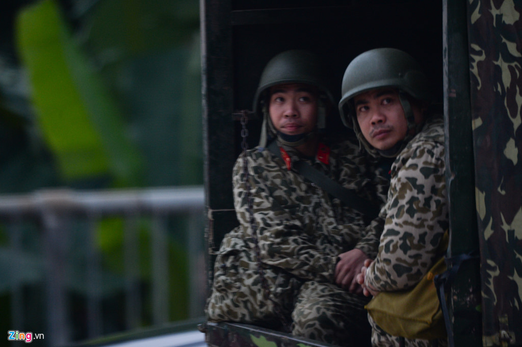 Phong tỏa các cao điểm gần ga Đồng Đăng trước giờ đón ông Kim Jong Un