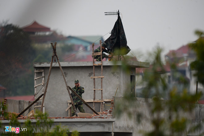 Phong tỏa các cao điểm gần ga Đồng Đăng trước giờ đón ông Kim Jong Un