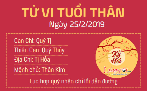 Tử vi thứ 2 ngày 25/2/2019 của 12 con giáp: Tuất tình duyên thắm sắc, Mùi bị tiểu nhân hãm hại