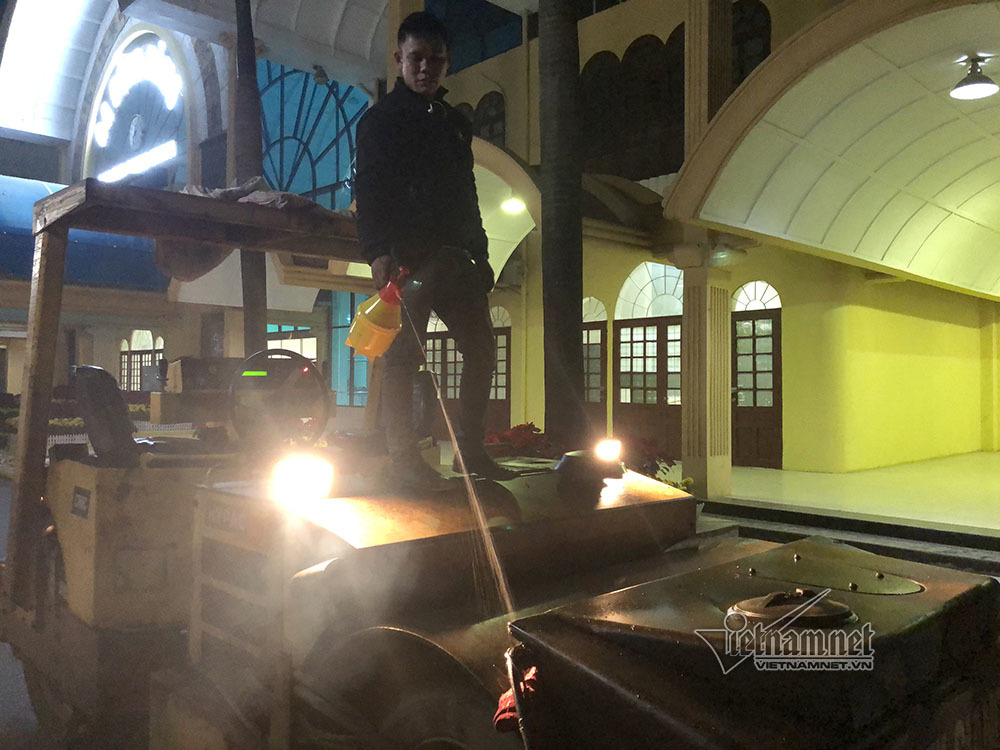 Video ảnh: Nâng cấp ga Đồng Đăng trong đêm, dưới cái rét 11 độ