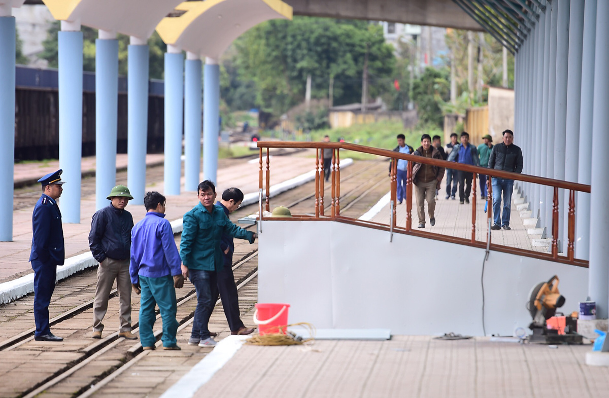 Ga Đồng Đăng sẵn sàng đón tàu của Chủ tịch Triều Tiên